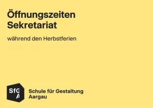 Öffnungszeiten Herbstferien
