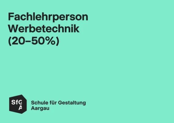 Fachlehrperson Werbetechnik