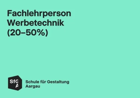 Fachlehrperson Werbetechnik